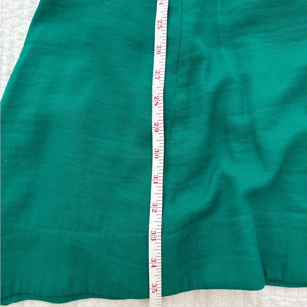 Moulinette Soeurs emerald green dress w/ tie neck (from Anthropologie) - Picture 5 of 5